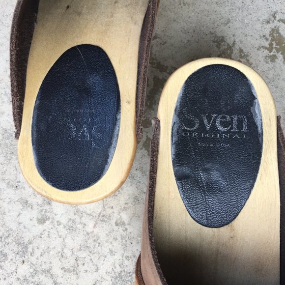 Sven Brown Suede Penny Loafer Clogs, size 39 - Picture 7 of 7